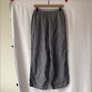FLAX grey linen pants